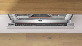 Bosch SMD8TCX04E SER8 Съдомиялна за вграждане, A, Zeolith, EcoDrying, 9,5 л, 14 комплекта, 8 програми, п/о, 42 dB(B), OpenAssist, Третото чекмедже, PerfectDry, Extra Clean Zone, TFT дисплей, TimeLight, HC, интерионо осветление