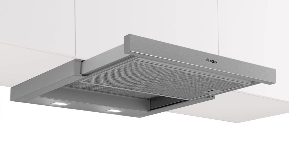Аспиратор Bosch DFL064W54, телескопичен, 60 cm, клас C, EcoSilence Drive, 394 m³/h, 68 dB, 3 скорости