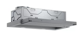 Bosch DFL064A52 Телескопичен аспиратор, 60 cm, клас A, 405 м³/ч, 62 dB, LED, сребрист металик