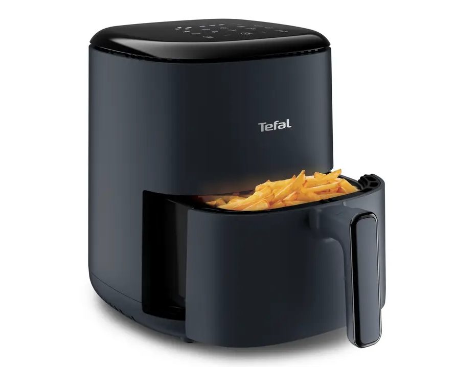 Tefal EY145B10 Easy Fry Compact 3L, (1Kg, 4 Portions), Java Pepper, 1300W, Automatic Prog (8), Temp Seting, Timer, Auto-Off