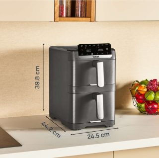 Tefal EY7568E0 Crispy Stack Af Genius+Acc Blk
