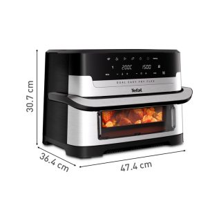 Tefal EY922DE0 Easy Fry DUAL FLEX фритюрник, неръждаема стомана, 9L (2.5kg), 2700W, автоматични програми (7), регулираща се температура, ръчен режим