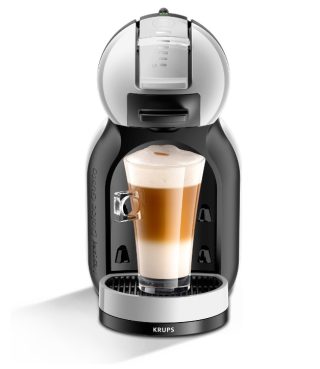 Krups KP123B10 NDG Mini ME Arctic Grey / Black капсулна кафе машина