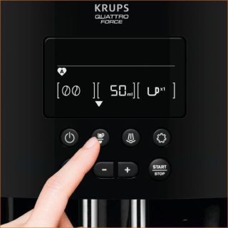 Krups EA817010 Espresso Automat Arabica еспресо машина, 1450W, 15 bar, 1.7L, черна