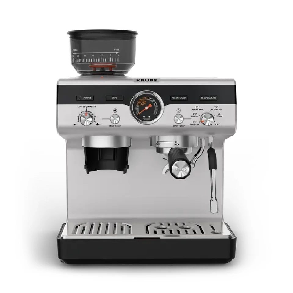 Krups XP801T10 Espresso кафемашина с кафемелачка