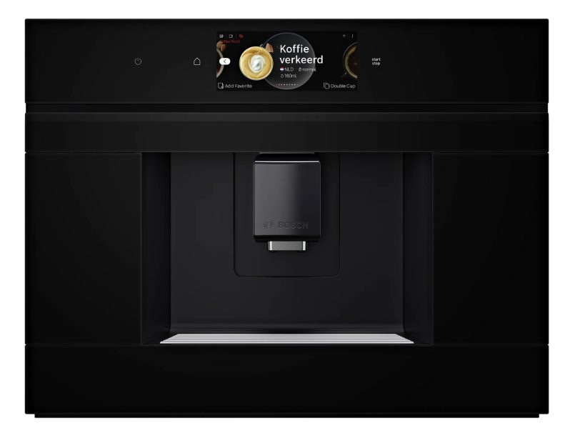 Bosch CTL7181B0, SER8, Вградена напълно автоматична кафе машина, Aroma Select, AromaDouble Shot, AutoMilk Clean, 19 bar, TFT-Touchdisplay Pro - 6.8", HC, Черен
